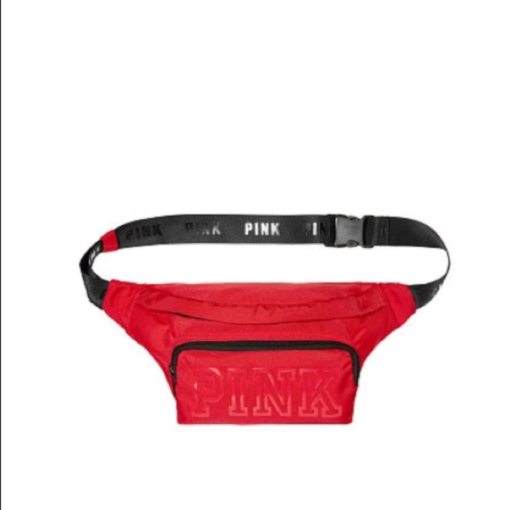 NEW! 🍒 PINK RED oversized belt bag